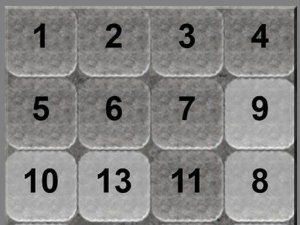 Number Grid Sliding Challenge