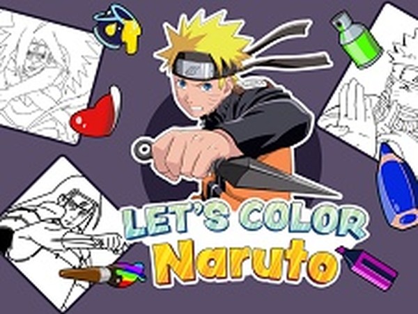 Let's Color Naruto Online Game Coloring Game