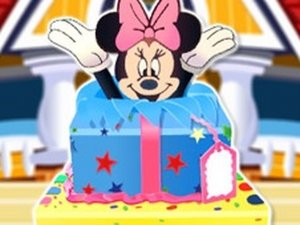 Minnie Mouse Surprise Cake Cooking Game - Kids Baking Game