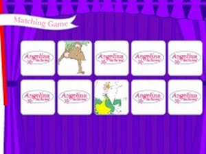 Angelina Ballerina Matching Game Online - Fun Memory Puzzle for Kids