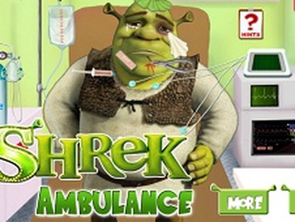 Shrek Ambulance Online Medical Game