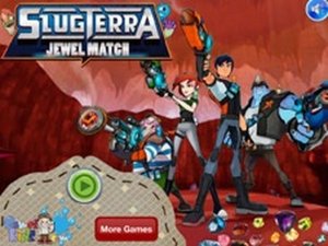 Slugterra Jewel Match Online Puzzle Game
