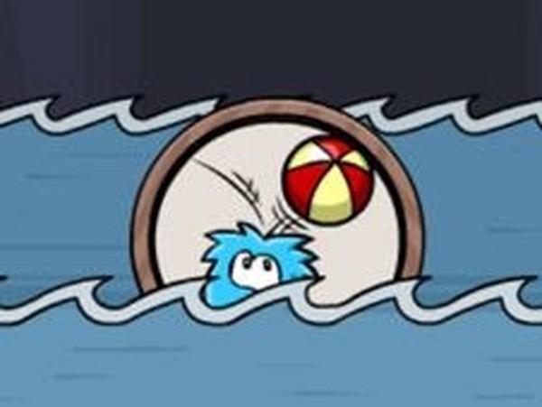 Club Penguin: Puffle Soaker Water Shooting Game - Arcade Game