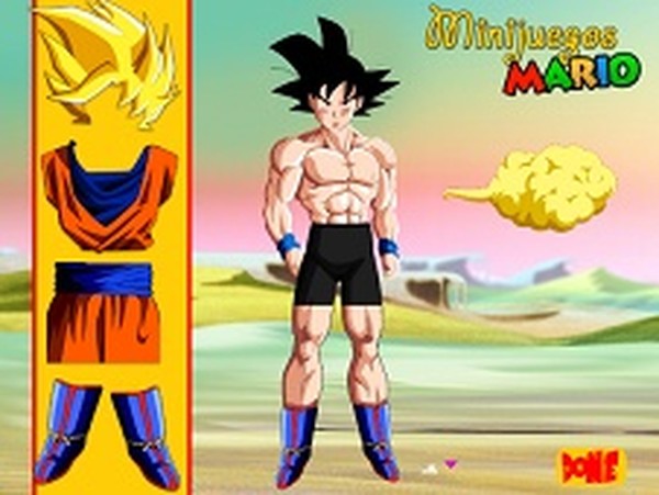 Goku Dress Up Online Game Dress Up Game