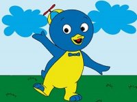 Pablo Penguin Coloring Game