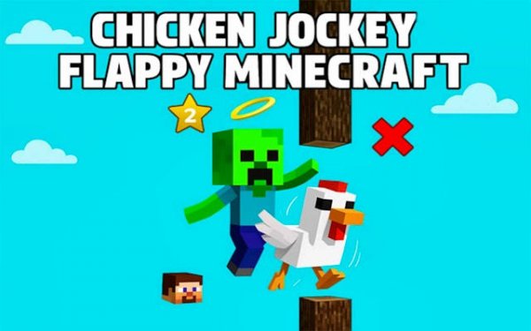 Chicken Jockey Flappy Projectilecraft Online Game