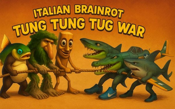 Italian Brainrot: Tung Tung Tug War - Tap Battle Online Game
