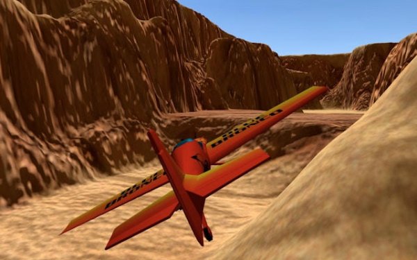 3D Air Racer - Canyon Flight Simulator Online Game