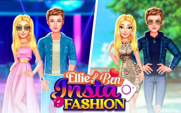 Ellie And Ben Insta Fashion Dress Up Game Online