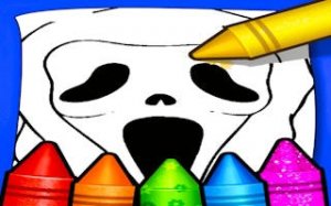 Spooky Art Coloring Book