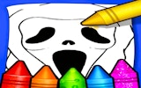 Spooky Art Coloring Book