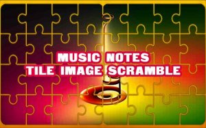 Music Notes Tile Scramble Puzzle Online Puzzle Game