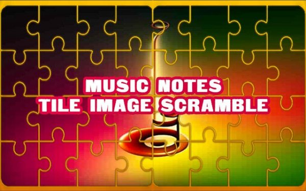 Music Notes Tile Scramble Puzzle Online Puzzle Game