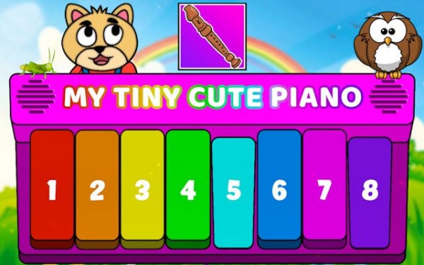My Tiny Cute Piano: Kids Music Learning Game Online Music Game